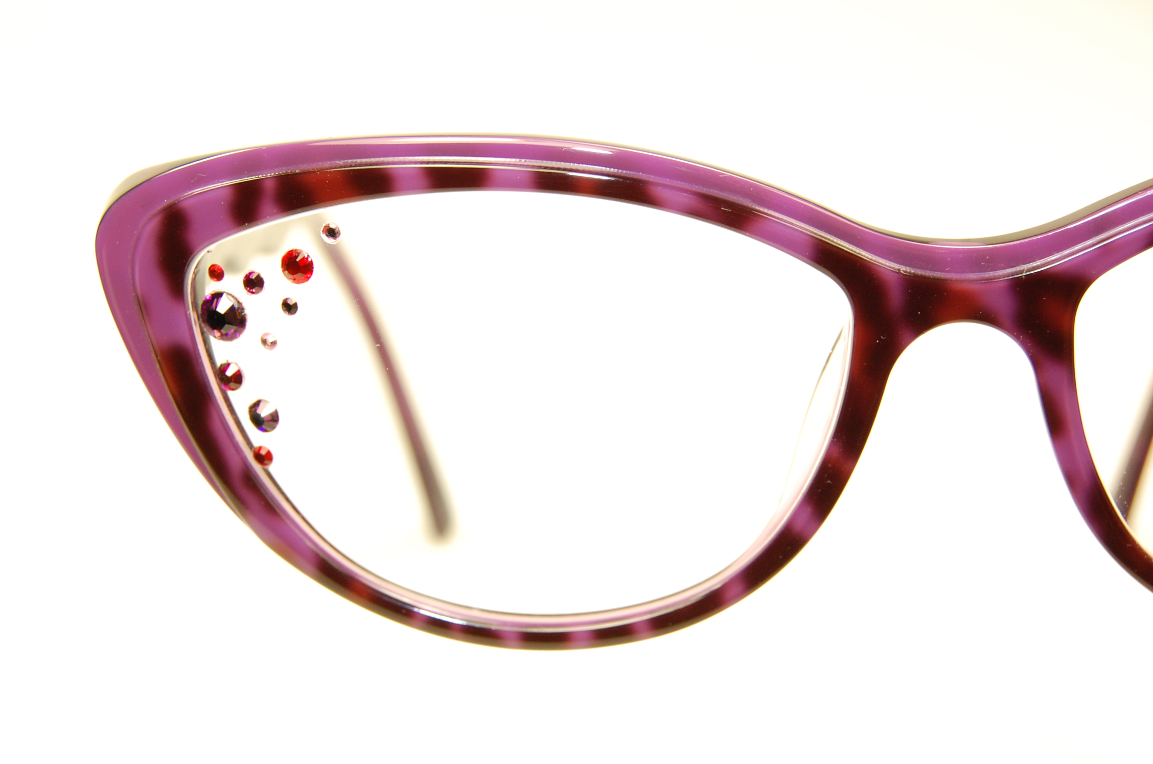 Strass Swarovski sur monture Ziggy.OPTIQUE 10/10